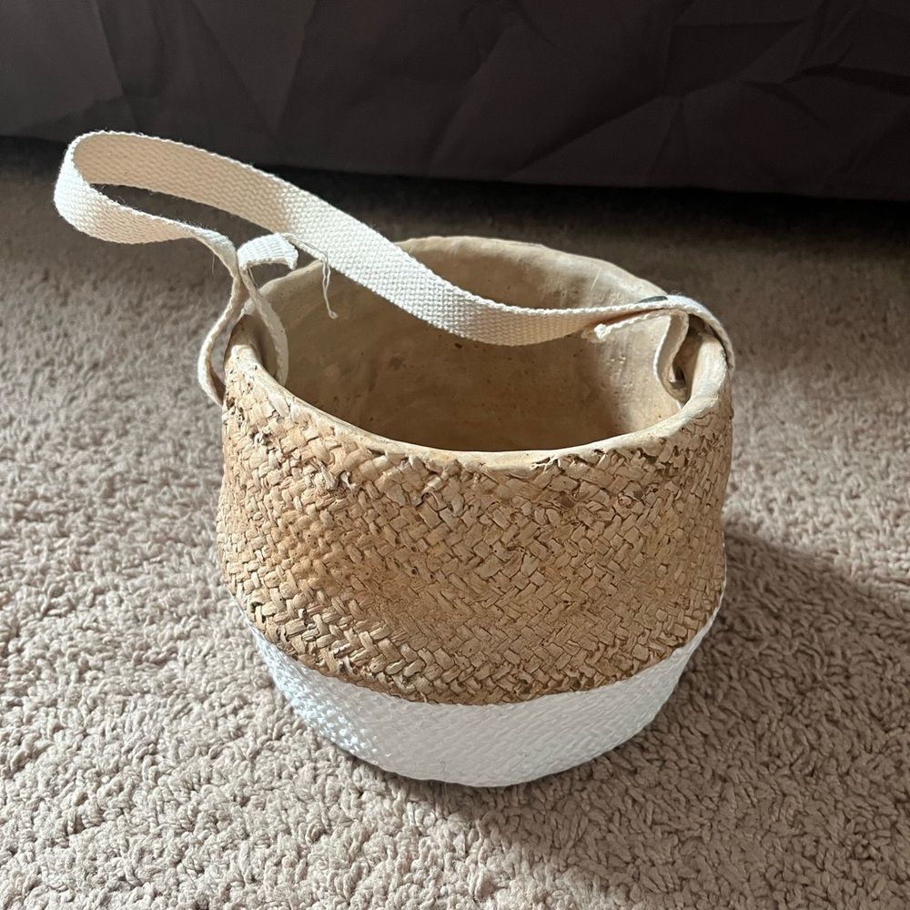 Woven Basket with Handle